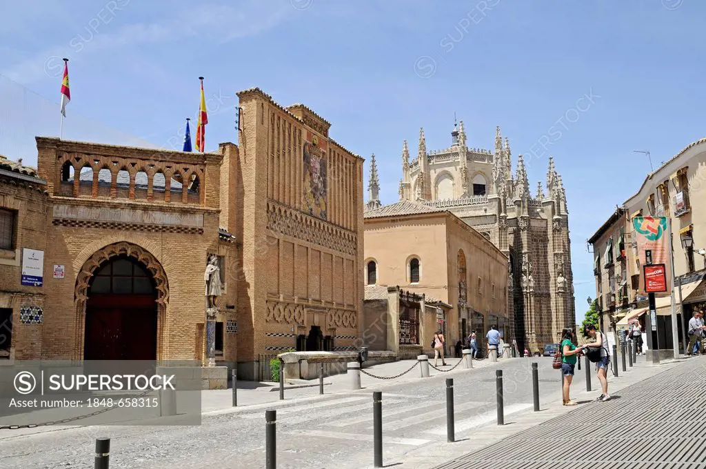 School of Art, University of San Juan de los Reyes, church, monastery, Toledo, Castile-La Mancha, Spain, Europe, PublicGround