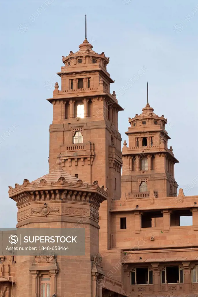 Palace Hotel, Umaid Bhavan Palace, Jodhpur, Rajasthan, India, Asia
