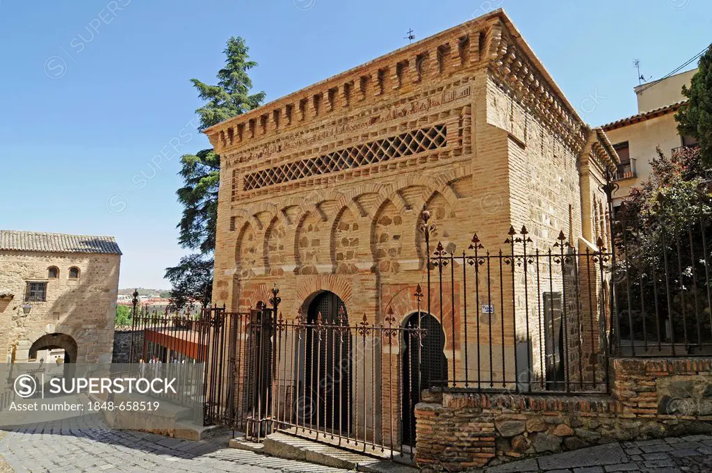 Mosque of El Cristo de la Luz, Jewish Mosque, church, Toledo, Castile-La Mancha, Spain, Europe, PublicGround