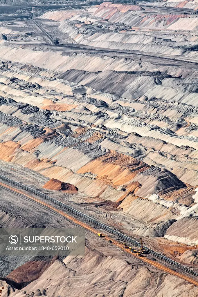 Tagebau Hambach open pit mine, North Rhine-Westphalia, Germany, Europe