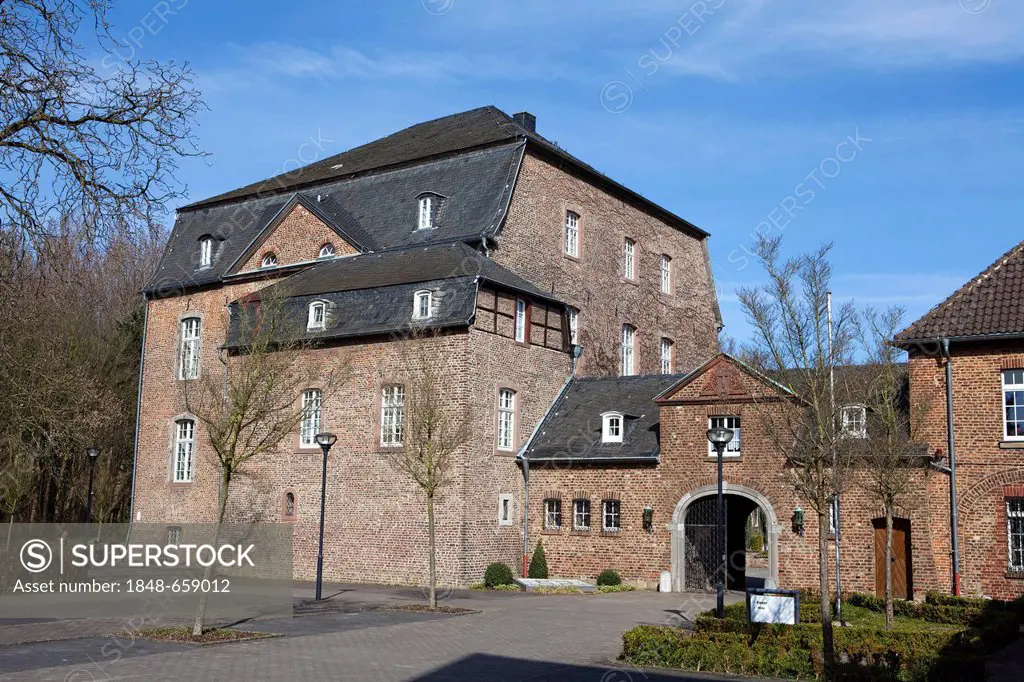 Salesian center, Haus Overbach grammar school in Juelich-Barmen, Juelich, North Rhine-Westphalia, Germany, Europe