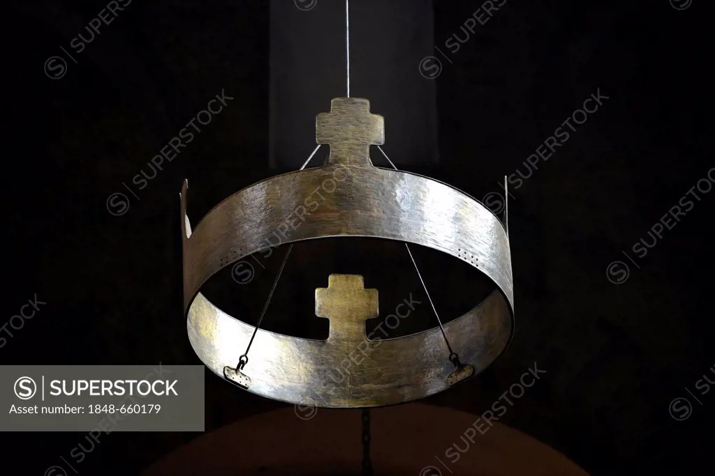 Imperial crown, Speyer Cathedral, Imperial Cathedral Basilica of the Assumption and St Stephen, UNESCO World Heritage Site, Speyer, Rhineland-Palatina...