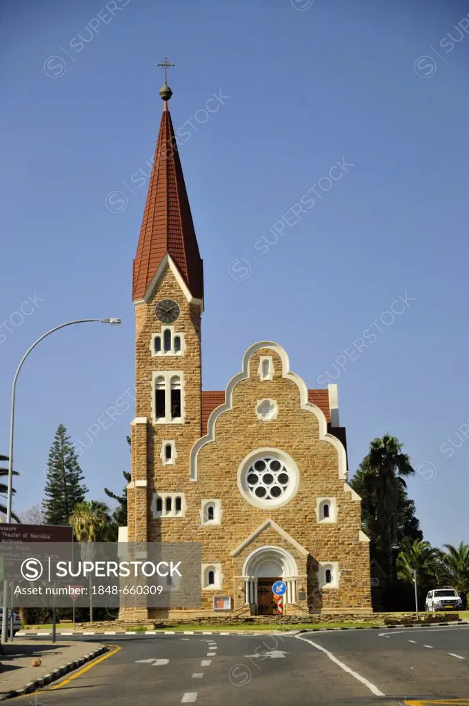 Lutheran Christ Church, 1910, Windhoek, Namibia, Africa