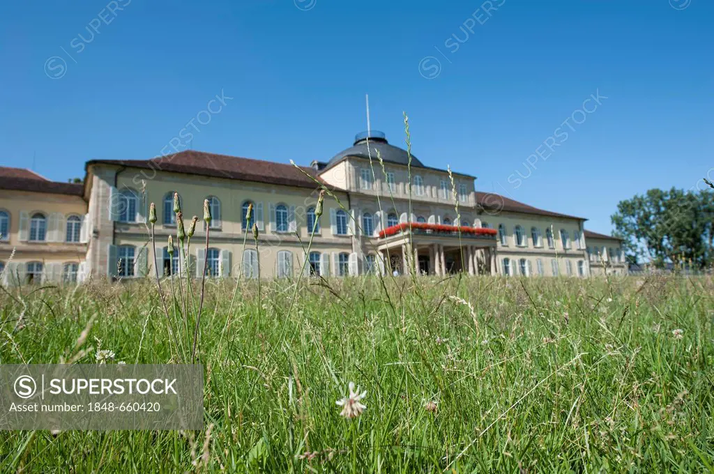 Schloss Hohenheim Castle, Hohenheim, Baden-Wuerttemberg, Germany, Europe