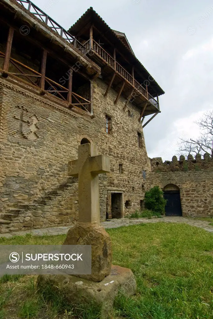 Fortress monastery David Gareja, Kakheti, Georgia, Caucasus