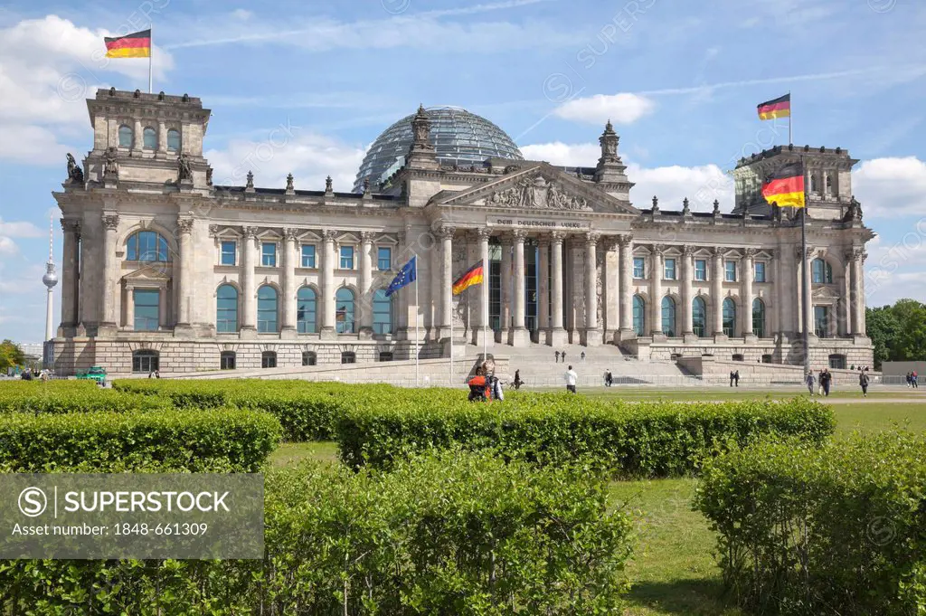 Reichstag building, Berlin, Germany, Europe