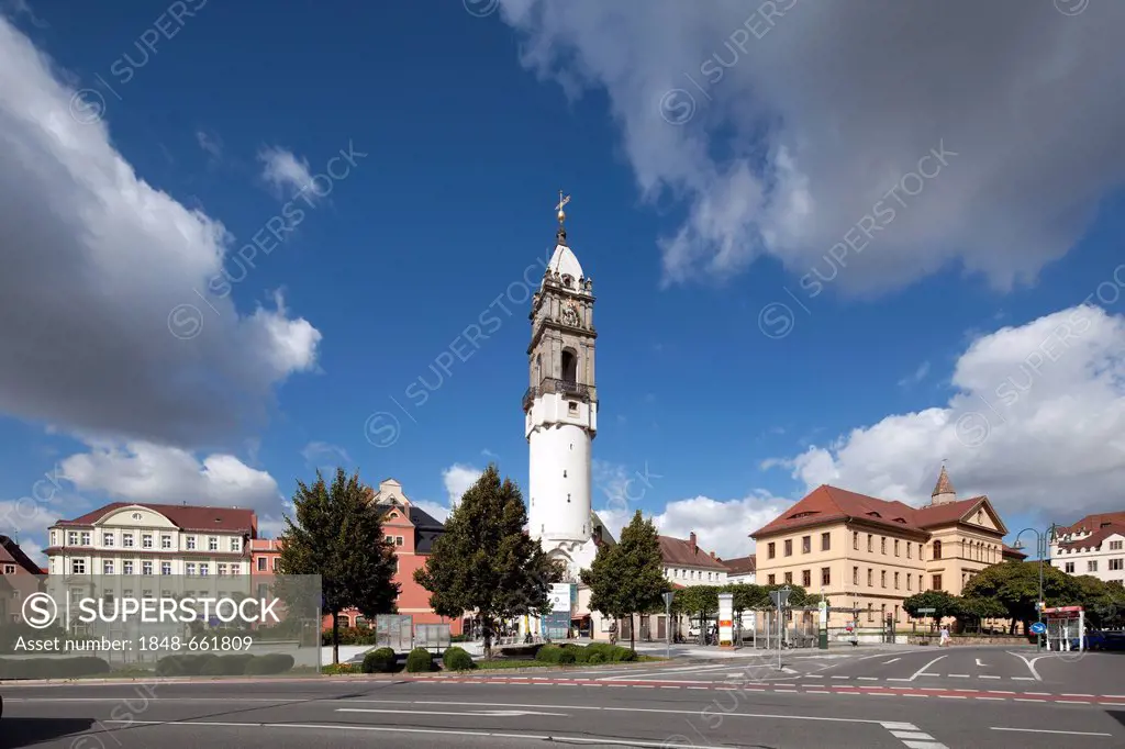 Reichenturm tower, Bautzen, Budysin, Lusatia, Upper Lusatia, Saxony, Germany, Europe, PublicGround