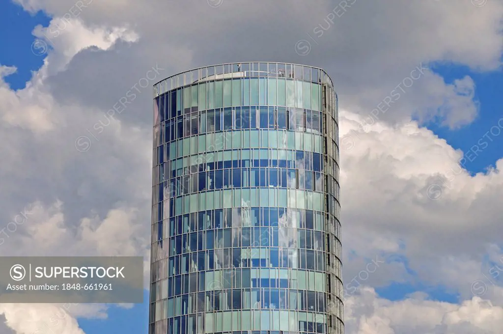 LVR Tower, KoelnTriangle, Cologne Triangle, HQ of the European Aviation Safety Agency, EASA, Deutz, Cologne, North Rhine-Westphalia, Germany, Europe, ...