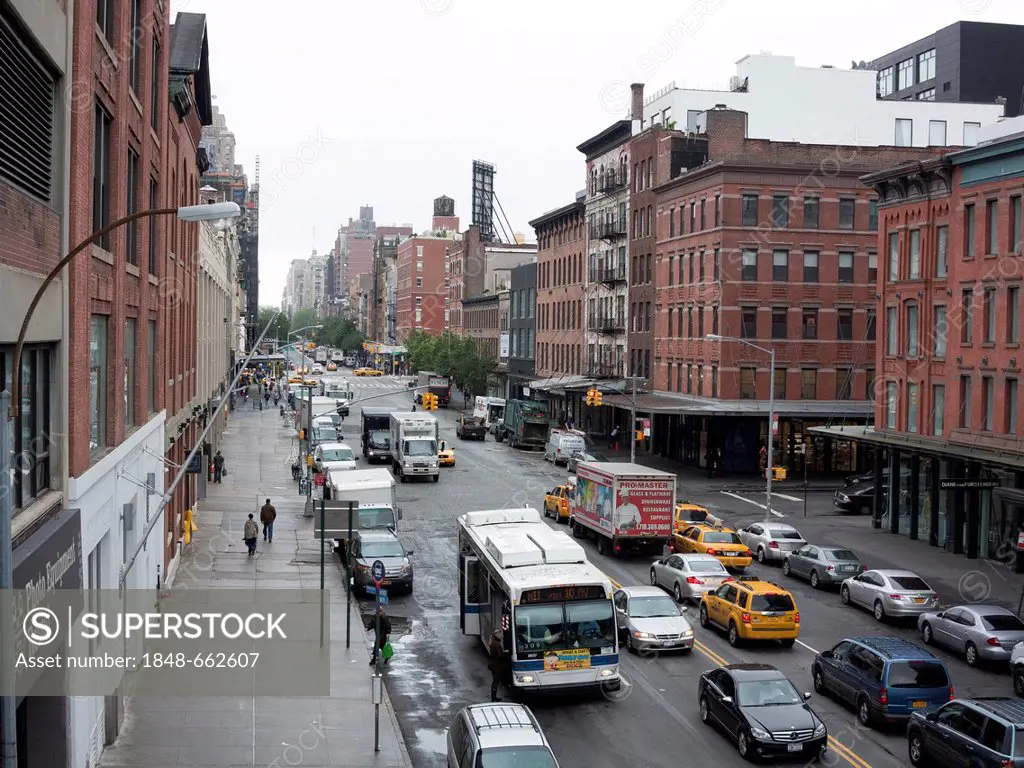 Street in the Meatpacking District, Manhattan, New York City, USA, North America, America