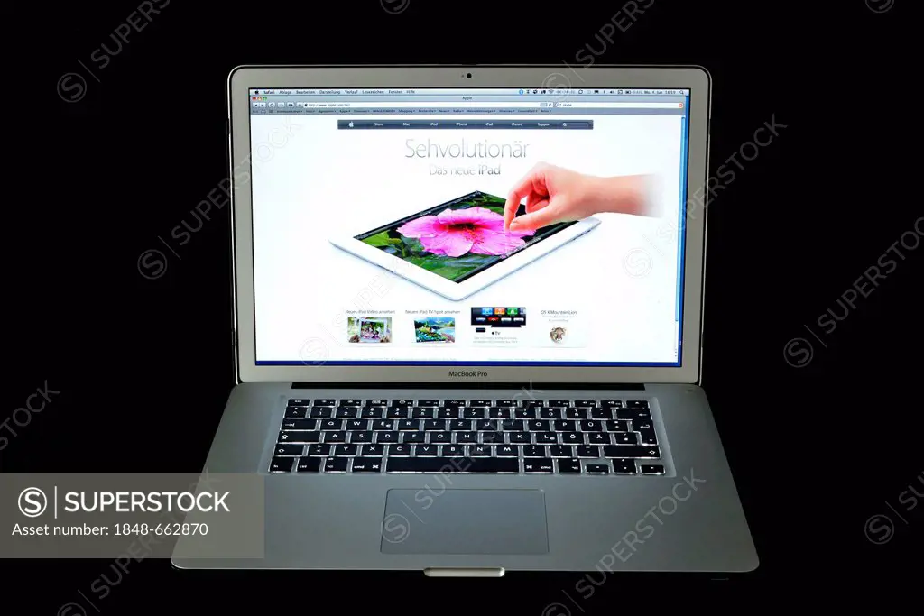 Apple Store, iPad, website, Apple MacBook Pro laptop computer