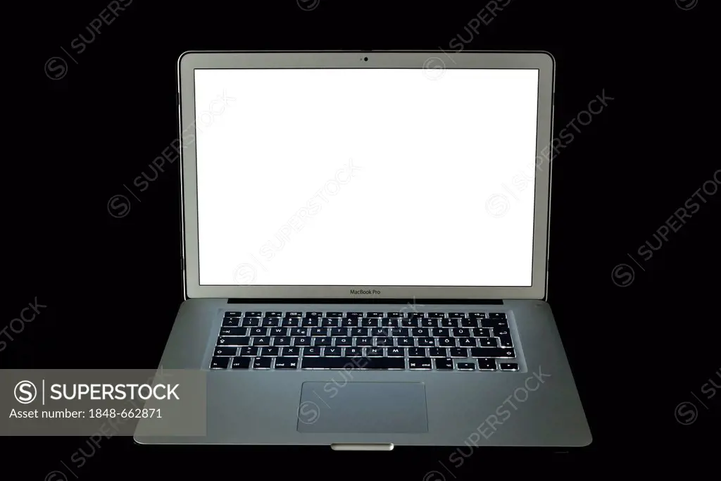 Blank display, Apple MacBook Pro laptop computer