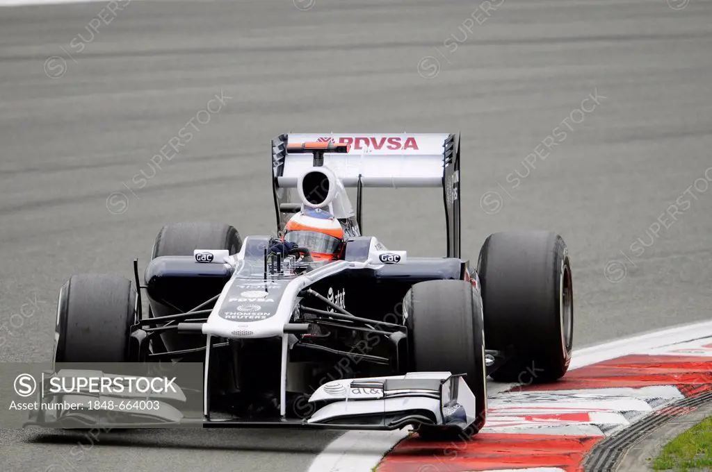 Rubens Barrichello BRA, Williams, Formula 1 Grand Prix season 2011, Santander German Grand Prix, Nurburgring race track, Rhineland-Palatinate, Germany...