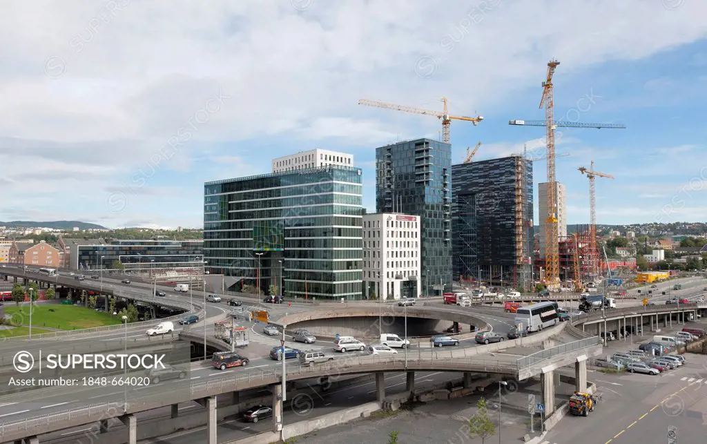 PricewaterhouseCoopers headquarters, accountancy firm, on Nylandsveien in Oslo, Norway, Scandinavia, Europe