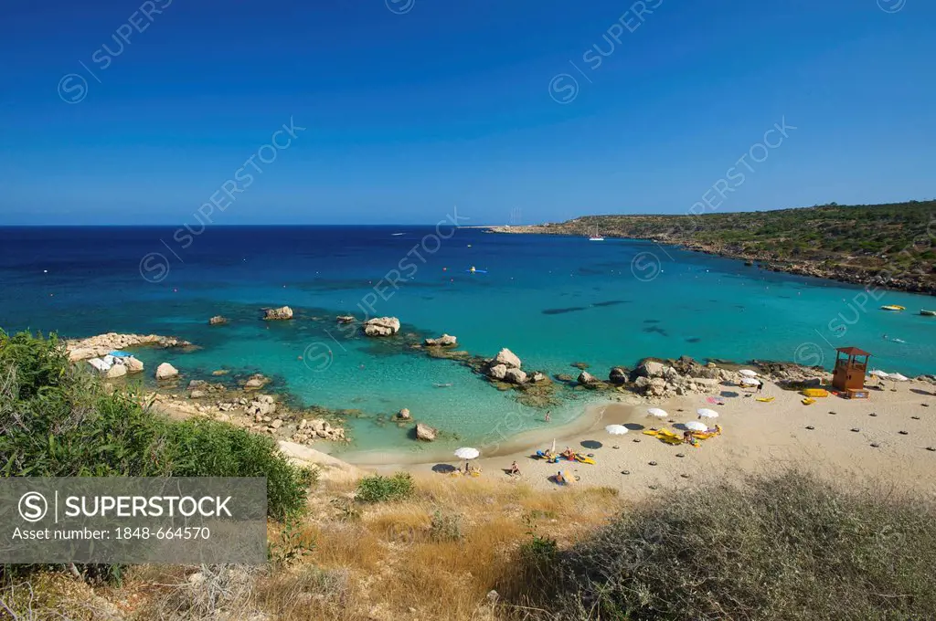 Konnos Beach in Protaras, Ayia Napa, Southern Cyprus, Cyprus