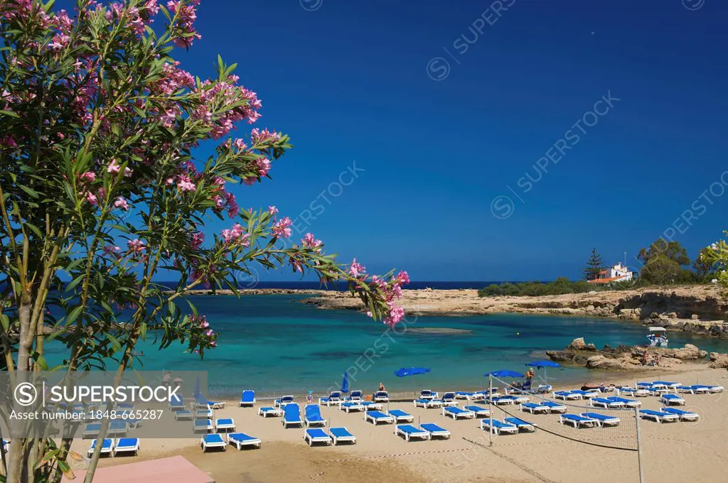 Beach of Protaras in Ayia Napa, Southern Cyprus, Cyprus