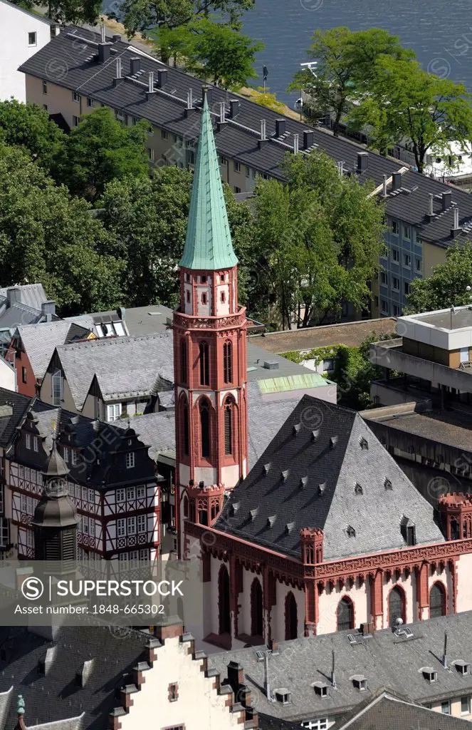 Old St. Nicholas Church, Frankfurt am Main, Hesse, Germany, Europe