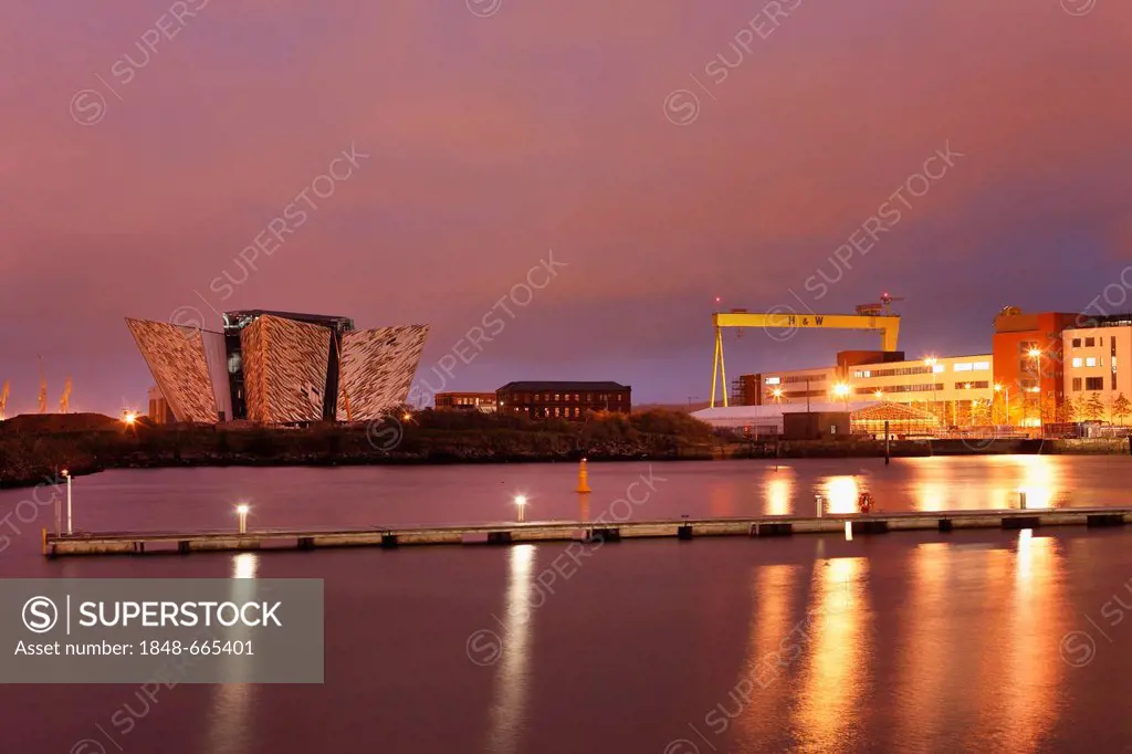 Former shipyards, Titanic Quarter, Belfast, Northern Ireland, Ireland, Great Britain, Europe, PublicGround