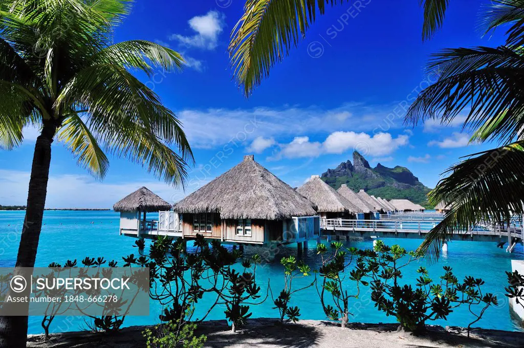 St. Regis Bora Bora Resort, Bora Bora, Leeward Islands, Society Islands, French Polynesia, Pacific Ocean