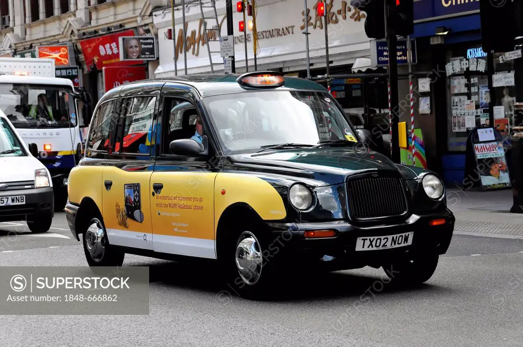 London taxi, London, England, United Kingdom, Europe