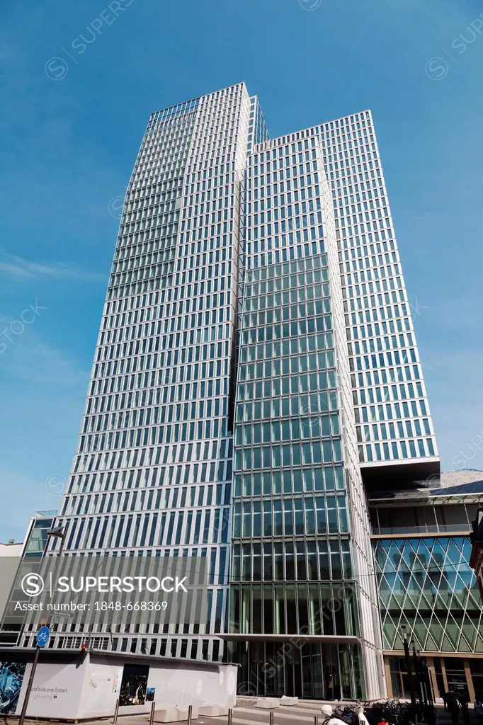 Nextower, office tower project, Palais Quartier, Thurn and Taxis Square, Frankfurt am Main, Hesse, Germany, Europe