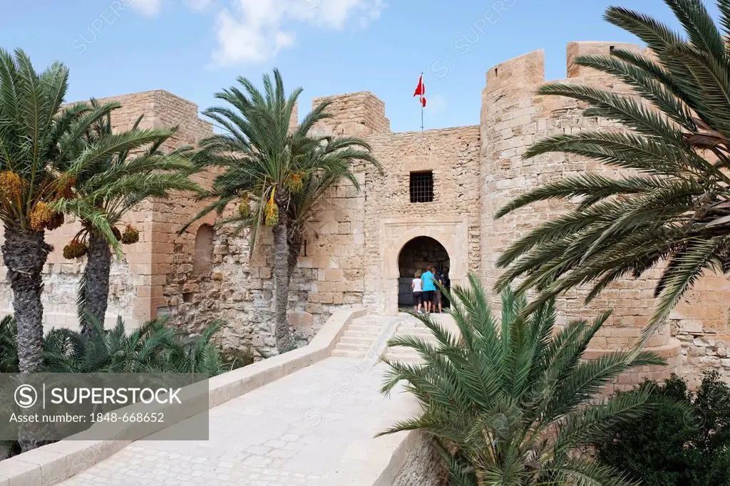Bordj El Kebir fort in Houmt Souk on Djerba Island, Tunisia, Maghreb, North Africa, Africa