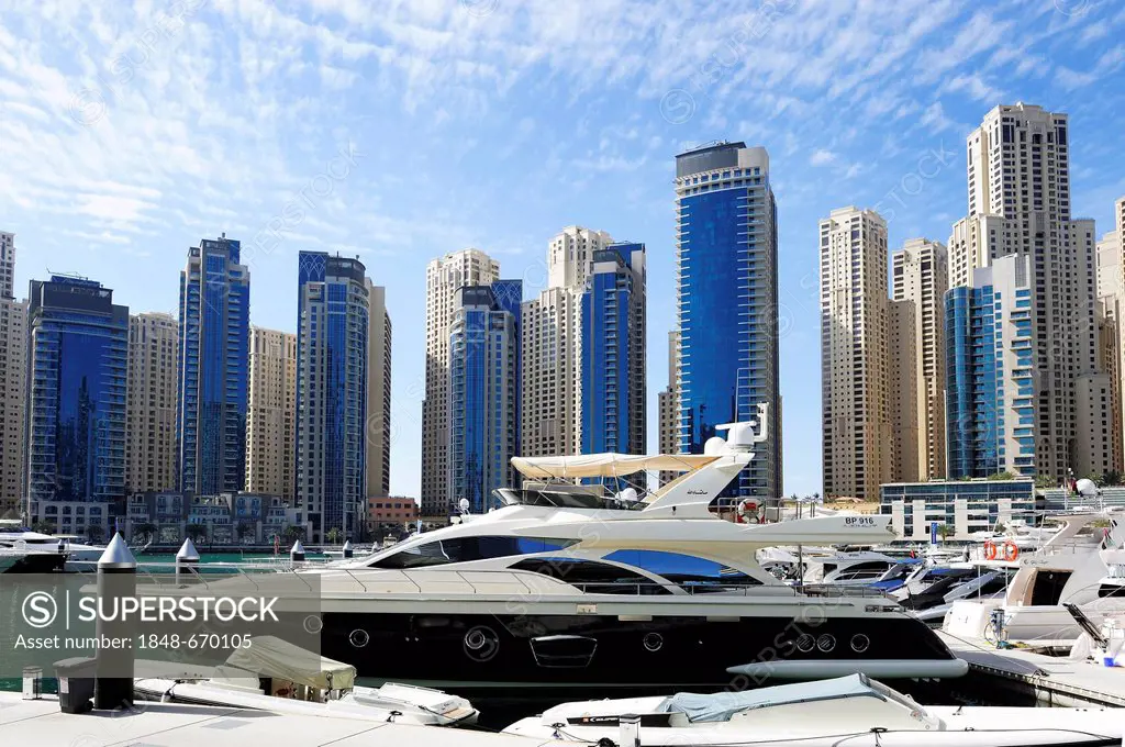 Dubai Marina Yacht Club, Jumeirah, Dubai, United Arab Emirates, Middle East