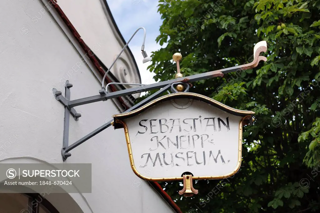 Kneipp Museum, Bad Woerishofen, Lower Allgaeu, Allgaeu, Swabia, Bavaria, Germany, Europe, PublicGround