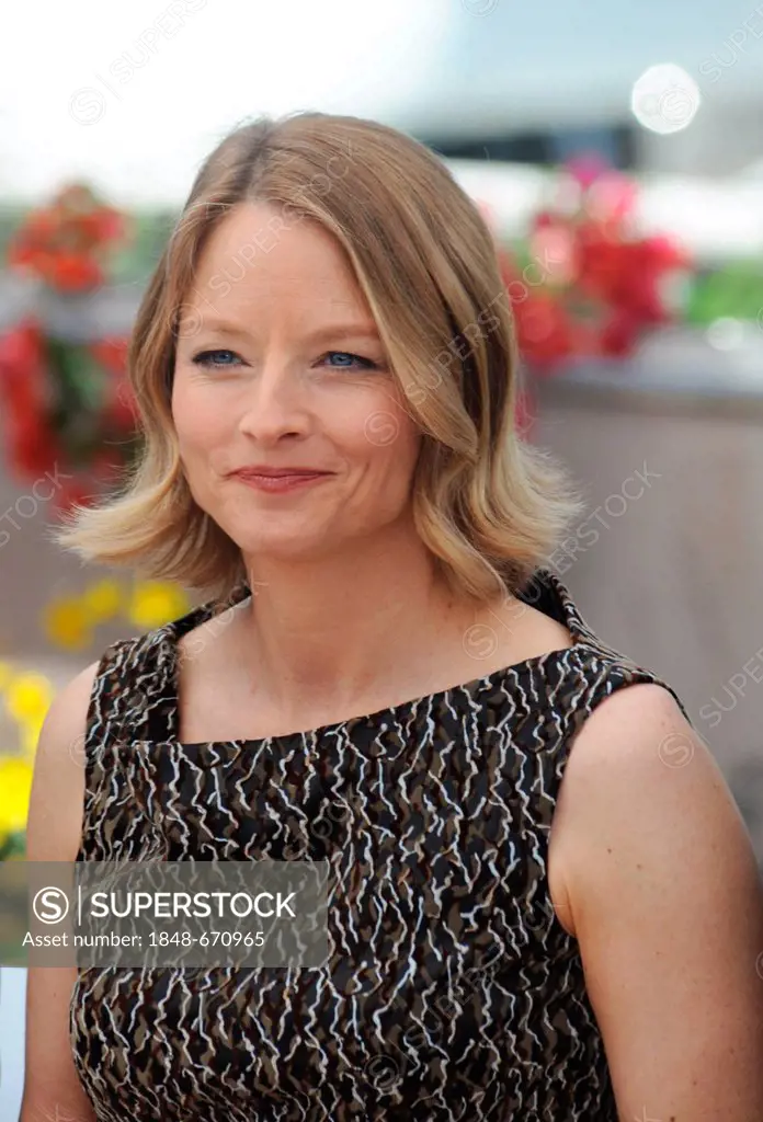 Jodie Foster, portrait, photocall for The Beaver, 64th International Film Festival of Cannes, 2011, Cannes, France, Europe