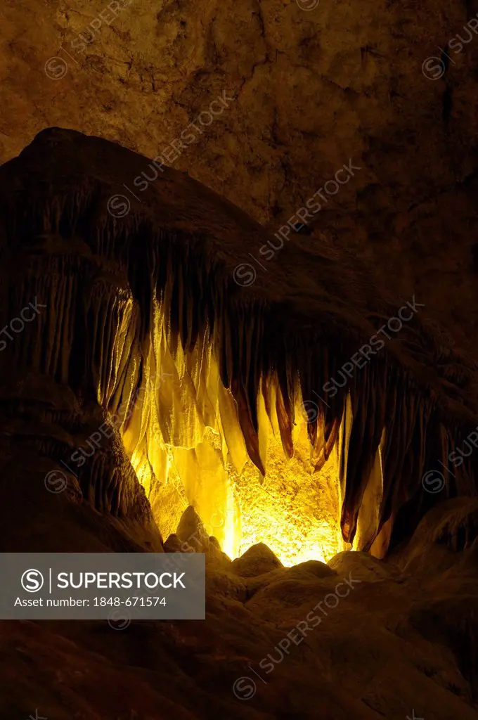 Whale's Mouth rock formation, Carlsbad Caverns National Park, New Mexico, USA