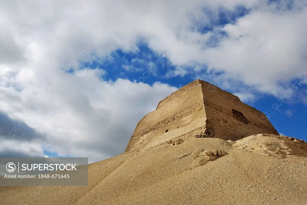 Meidum Pyramid, Egypt, Africa