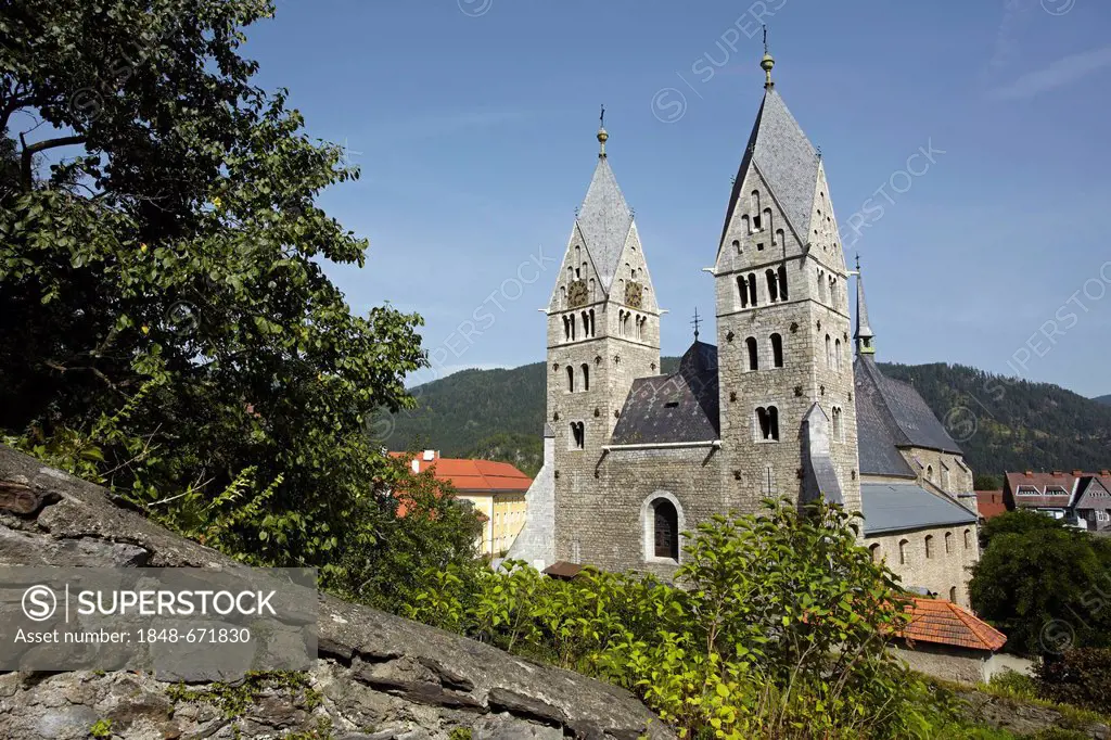 Parish church, Medieval town of Friesach, Carinthia, Austria, Europe