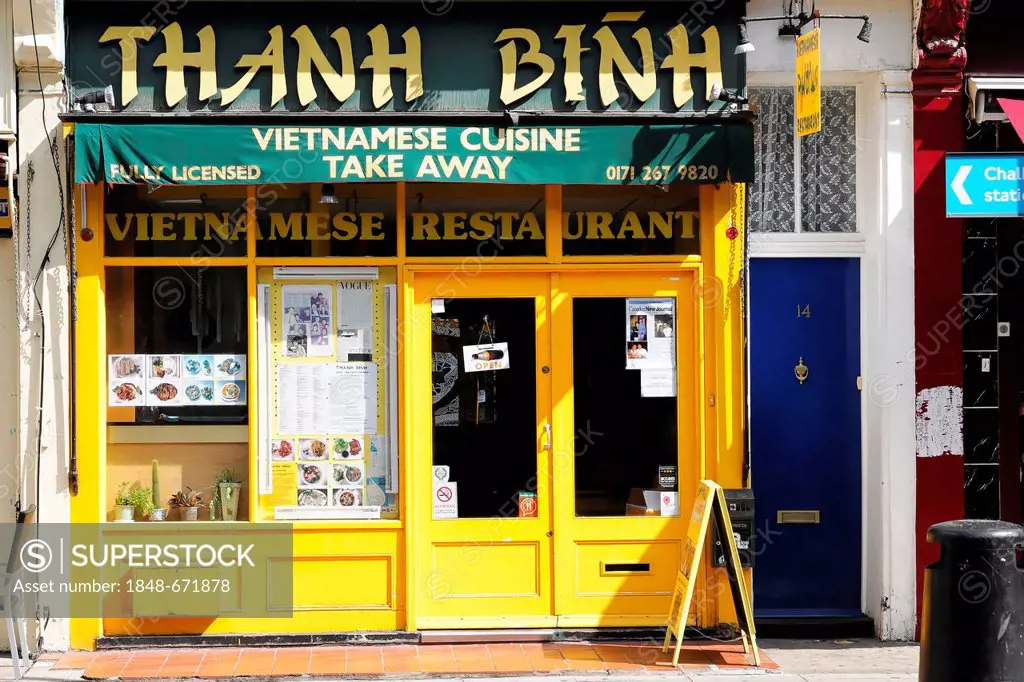 Thanh Binh, Vietnamese take-away restaurant, Camden Town, London, England, United Kingdom, Europe