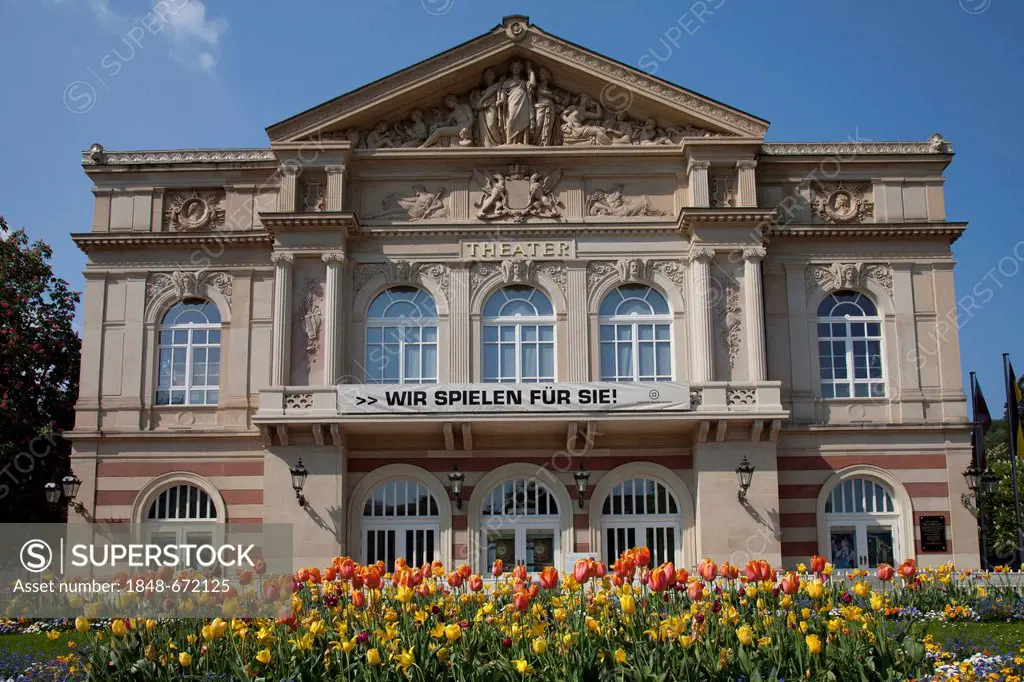 Theater, Baden-Baden, Black Forest mountain range, Baden-Wuerttemberg, Germany, Europe