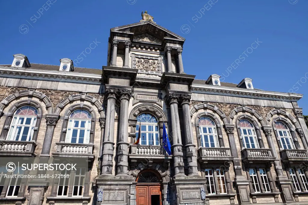 Court house, Rue de Palais de Justice, Dinant, Namur, Wallonia, Belgium, Europe