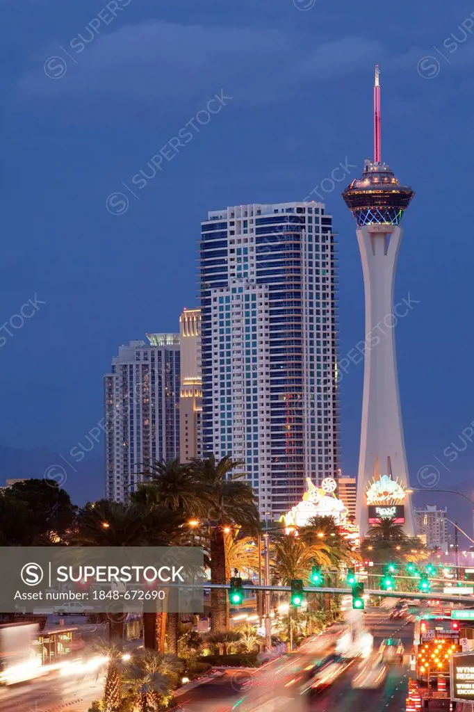 The Strip, Las Vegas, Nevada, USA, America