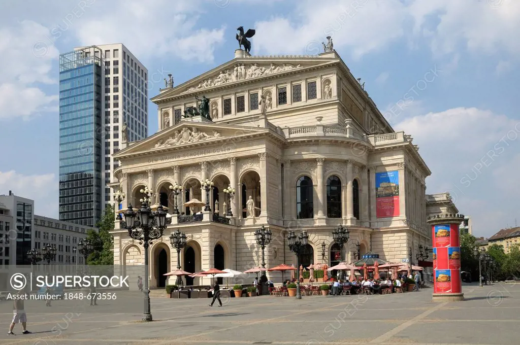Alte Oper, Old Opera House, Frankfurt am Main, Hesse, Germany, Europe