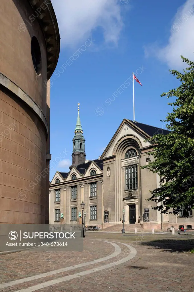 Rundetårn, Round Tower and University of Copenhagen, Denmark, Scandinavia, PublicGround