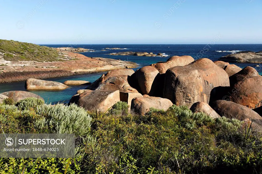 Elephant Cove, Elephant Rocks near Denmark, William Bay National Park, Western Australia, Australia