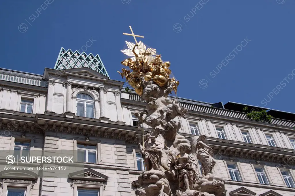 Holy Trinity column, Vienna, Austria, Europe
