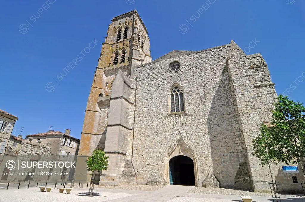 Cathedral, Via Podiensis or Chemin de St-Jacques or French Way of St. James, UNESCO World Heritage Site, Lectoure community, Departement Gers, Midi-Py...