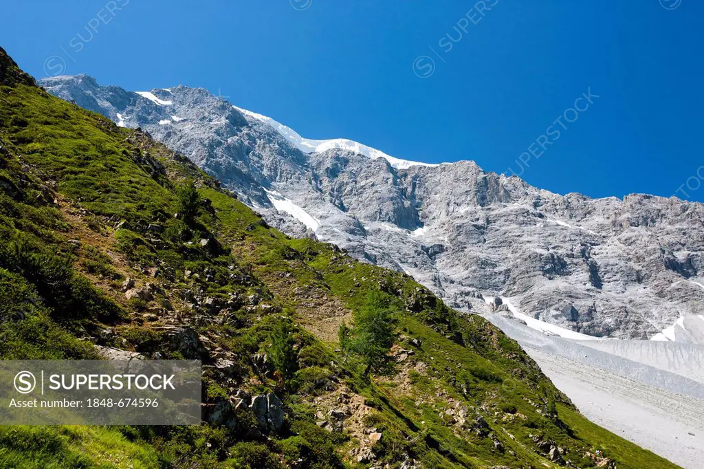 Ortler Alps mountain range, South Tyrol, Italy, Europe