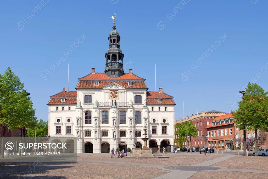 Town Hall, Lueneburg, Lower Saxony, Germany, Europe