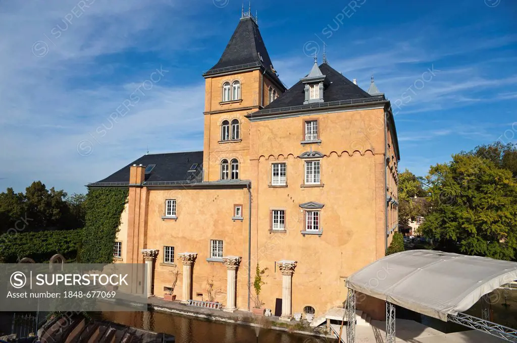 Schloss Hotel, Edesheim, German Wine Route or Southern Wine Route, Pfalz, Rhineland-Palatinate, Germany, Europe