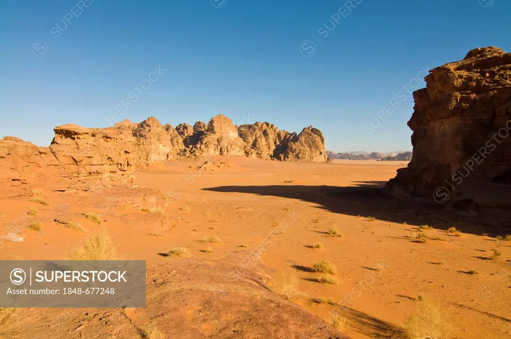 Rocks, desert, Wadi Rum, Jordan, Middle East