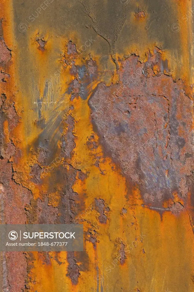 Corroded metal plate