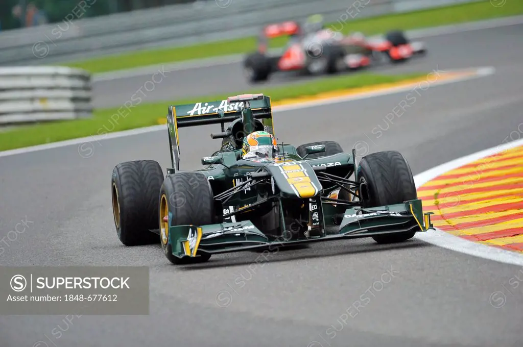 Heikki Kovalainen, FIN, Lotus, Formula 1, Belgian Grand Prix 2011, Spa-Francorchamps race track, Belgium, Europe