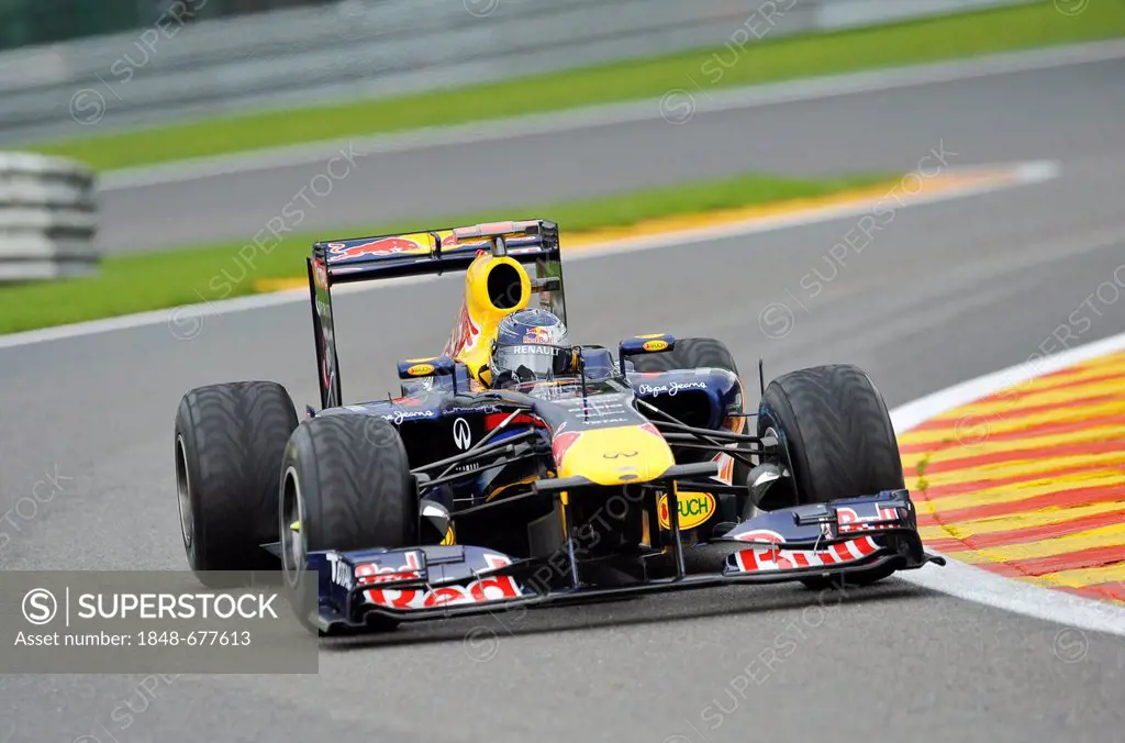 Sebastian Vettel, GER, Red Bull Formula 1 race car, Formula 1, Belgian Grand Prix 2011, Spa-Francorchamps race track, Belgium, Europe