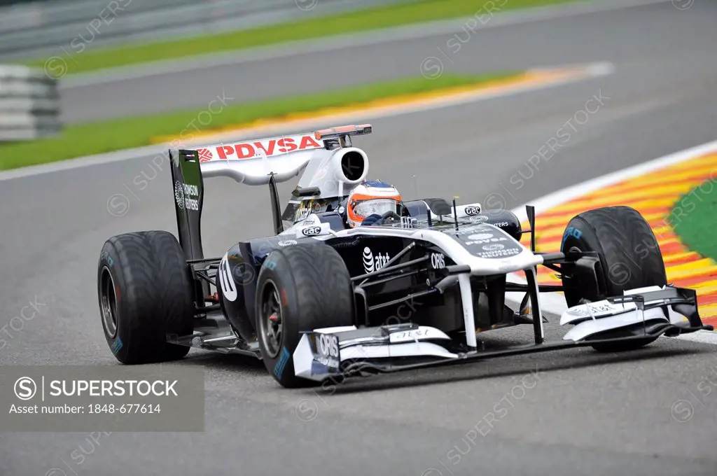Rubens Barrichello, BRA, Williams, Formula 1, Belgian Grand Prix 2011, Spa-Francorchamps race track, Belgium, Europe
