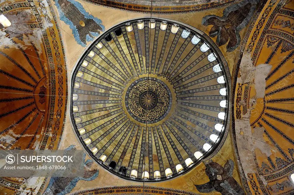 Dome, Hagia Sophia, Ayasofya, Istanbul, Turkey
