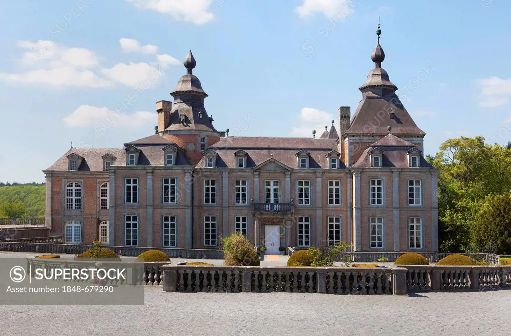 Chteau de Modave palace, Modave, province of Liège, Belgium, Europe